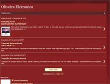 Tablet Screenshot of oliveiraeletronica.blogspot.com