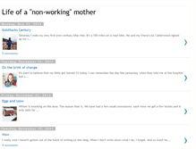 Tablet Screenshot of nonworkingmother.blogspot.com