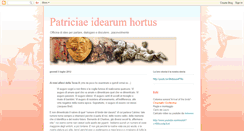 Desktop Screenshot of idearumhortuspatrizia.blogspot.com