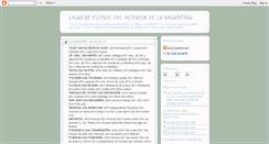 Desktop Screenshot of ligasdelinteriorargentino.blogspot.com