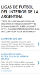 Mobile Screenshot of ligasdelinteriorargentino.blogspot.com