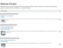 Tablet Screenshot of noticiascitroen.blogspot.com