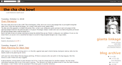 Desktop Screenshot of chachabowl.blogspot.com