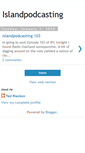 Mobile Screenshot of islandpodcasting.blogspot.com