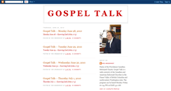 Desktop Screenshot of gospeltalkradio.blogspot.com