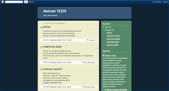 Desktop Screenshot of mehmettezer.blogspot.com