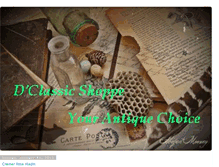 Tablet Screenshot of dclassicshoppe.blogspot.com