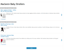 Tablet Screenshot of maclaren-babystrollers.blogspot.com