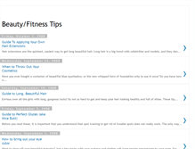 Tablet Screenshot of beauty-fitnesstips.blogspot.com