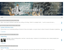 Tablet Screenshot of novelpretender.blogspot.com