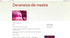 Desktop Screenshot of devaneios-de-mestra.blogspot.com