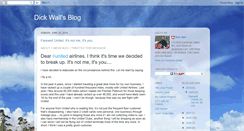 Desktop Screenshot of dickwallsblog.blogspot.com