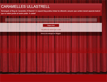 Tablet Screenshot of caramellesullastrell.blogspot.com