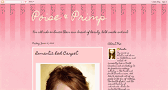 Desktop Screenshot of poiseandprimp.blogspot.com