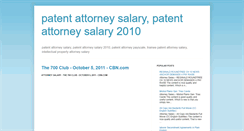 Desktop Screenshot of patentattorneysalary.blogspot.com