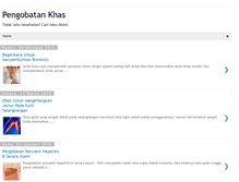 Tablet Screenshot of pengobatankhas.blogspot.com