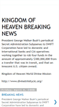 Mobile Screenshot of kingdomofheavenbreakingnews.blogspot.com