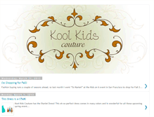 Tablet Screenshot of koolkidscouture.blogspot.com