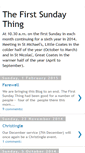 Mobile Screenshot of firstsundaything.blogspot.com