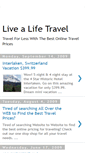 Mobile Screenshot of livealifetravel.blogspot.com