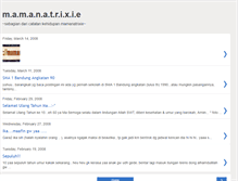 Tablet Screenshot of mamanatrixie.blogspot.com
