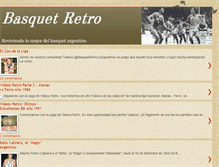 Tablet Screenshot of basquetretro.blogspot.com