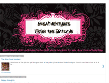 Tablet Screenshot of batcavemisadventures.blogspot.com