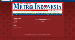 Desktop Screenshot of koranmetroindonesia1.blogspot.com
