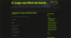 Desktop Screenshot of eljuegomasdificildelatierra.blogspot.com