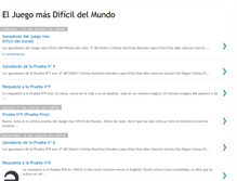Tablet Screenshot of eljuegomasdificildelatierra.blogspot.com