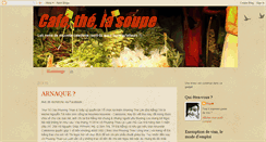 Desktop Screenshot of cafe-the-la-soupe.blogspot.com