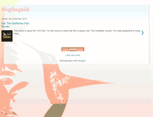 Tablet Screenshot of blogfireguild.blogspot.com