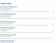 Tablet Screenshot of cheapairlinesfares.blogspot.com