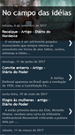 Mobile Screenshot of nocampodasideias.blogspot.com