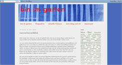 Desktop Screenshot of binimgarten.blogspot.com