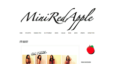 Desktop Screenshot of miniredapple.blogspot.com