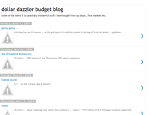 Tablet Screenshot of dollardazzlerbudgetblog.blogspot.com