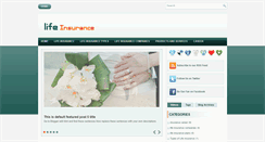 Desktop Screenshot of lifeinsurer.blogspot.com