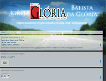 Tablet Screenshot of igrejabatistadagloria.blogspot.com