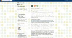 Desktop Screenshot of fiberfoolsknittingadventures.blogspot.com