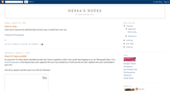 Desktop Screenshot of nessasnotes.blogspot.com