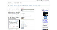 Desktop Screenshot of dspinfotechindia.blogspot.com