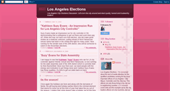 Desktop Screenshot of losangeleselections.blogspot.com