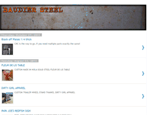 Tablet Screenshot of baudiersteel.blogspot.com