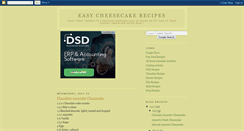 Desktop Screenshot of easycheesecakerecipes.blogspot.com