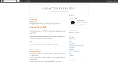 Desktop Screenshot of caracterestranho.blogspot.com
