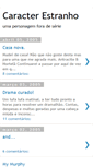 Mobile Screenshot of caracterestranho.blogspot.com