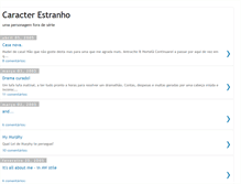 Tablet Screenshot of caracterestranho.blogspot.com