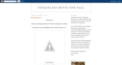 Desktop Screenshot of fallfingerlessmitts.blogspot.com