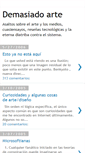 Mobile Screenshot of demasiadoarte.blogspot.com